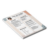 About Me -先生 ノートパッド (アングル)