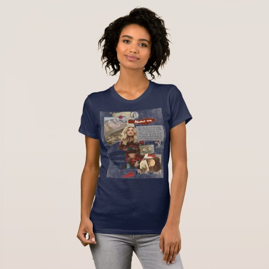 About me Girl Tシャツ (正面フル)
