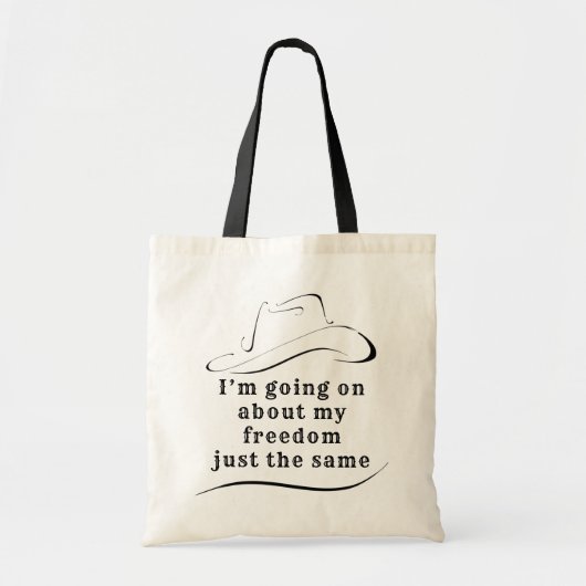 About My Freedom Budgetトート トートバッグ (正面)