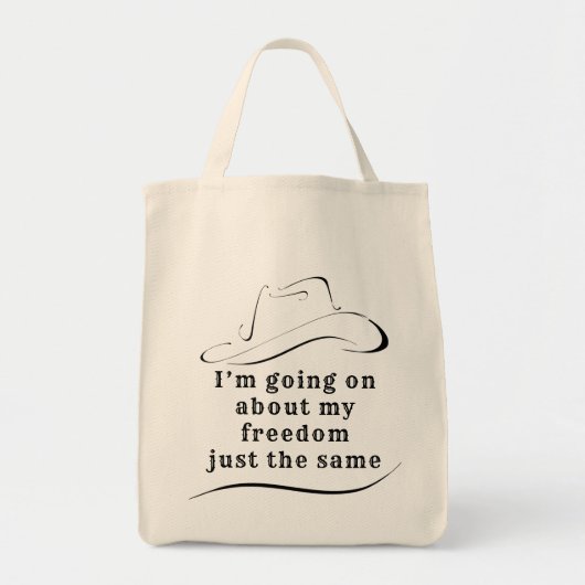 About My Freedom Groourityトート トートバッグ (正面)