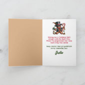 About my Gingerbread おもしろい Urban Christmas 案内状 (内部)