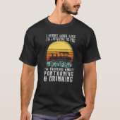 about Pontooning & Drinking Pontoon Boat Captain   Tシャツ (正面)