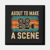 About To Make A Scene Filmmaking Filmmaker  マグネット (正面)