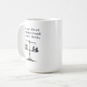 About To Understand So Much Math Learning コーヒーマグカップ (正面左)