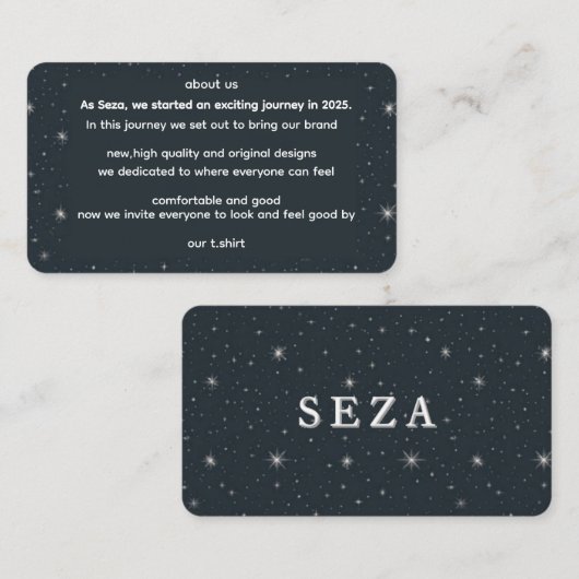 ABOUT US エンクロージャーカード (正面/裏面)