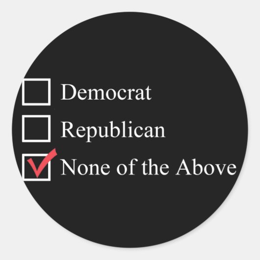 Aboveステッカーなし ラウンドシール (正面)