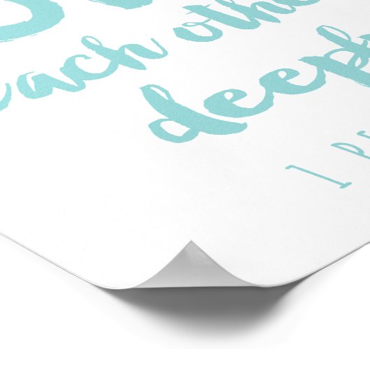 Above all Love Poster Print ポスター (角)