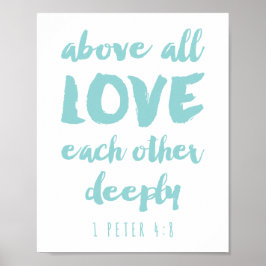 Above all Love Poster Print ポスター