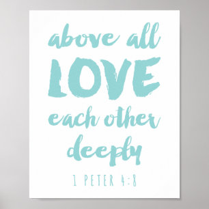 Above all Love Poster Print ポスター