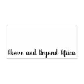 Above and Beyond Africa STAMP ラバースタンプ (インプリント)