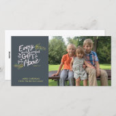 Above Religious Christmas Photo Cardからのプレゼント シーズンカード (正面/裏面)