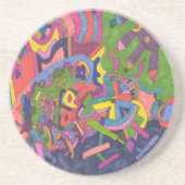 Above the Storm、オリジナル抽象芸術アート コースター (正面)