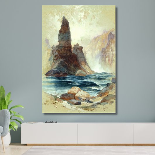 Above Tower Falls, Moran, 1872 キャンバスプリント