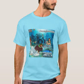 Above Water Graphic Tee (海ブルー) Tシャツ (正面)