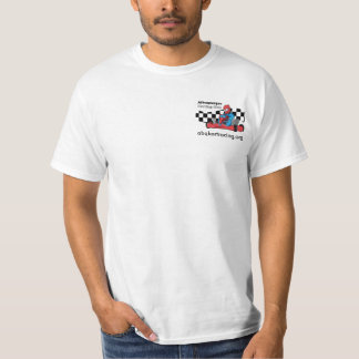 ABQ kartingクラブTシャツの白 Tシャツ