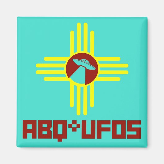ABQ UFOsマグネット！ マグネット (正面)