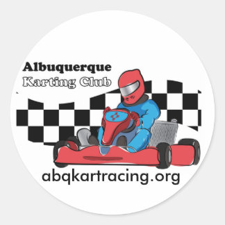 abqkartracing.orgのステッカー ラウンドシール