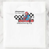 abqkartracing.orgのステッカー ラウンドシール (バッグ)