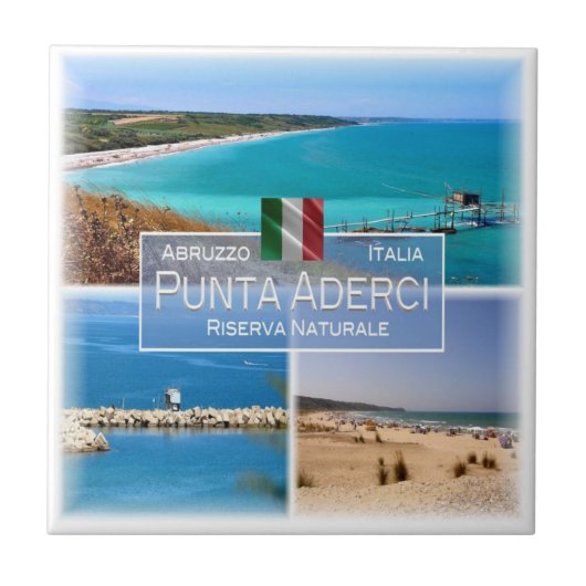 ABR005 PUNTA ADERCI, Abruzzo，イタリア， タイル (正面)