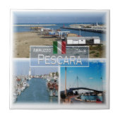 ABR007 PESCARA, Abruzzo，イタリア， タイル (正面)
