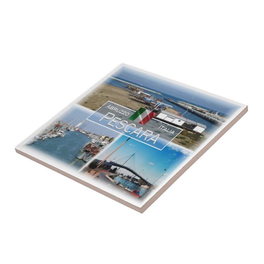 ABR007 PESCARA, Abruzzo，イタリア， タイル (側面)