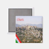 ABR013 CHIETI, Abruzzo，イタリア，冷蔵庫 マグネット (正面/裏面)