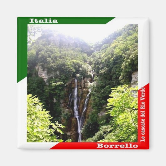 ABR016 BORRELLO, Waterfalls Rio Verde,冷蔵庫 マグネット (正面)