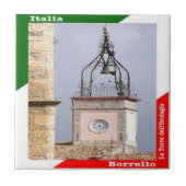 ABR017 BORRELLO、時計塔、 タイル (正面)