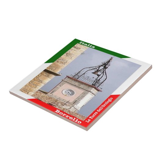 ABR017 BORRELLO、時計塔、 タイル (側面)