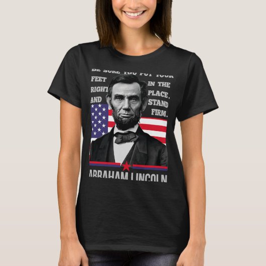 Abraham LincolnまたはJの4番目の人 Tシャツ (正面)