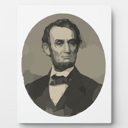 abraham lincoln フォトプラーク (正面)
