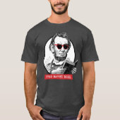 Abraham Lincoln 読 Banned Books Tシャツ (正面)