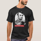 Abraham Lincoln 読 Banned Books Tシャツ (正面)