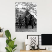 ABRAHAM LINCOLN at ANTIETAM BATTLEFIELD 1862 ポスター (ホームオフィス)