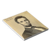 Abraham Lincoln Notepadのデスクから ノートパッド (アングル)