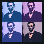 Abraham Lincoln Pop Art ポスター<br><div class="desc">pop art design</div>