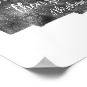 Abraham Lincoln quote stand firm gray and white  ポスター (角)
