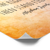 Abraham Lincoln quote stand firm watercolor design ポスター (角)