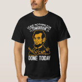 Abraham Lincoln Shirt Tシャツ (正面)