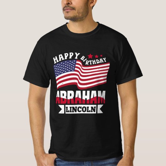 Abraham Lincoln Shirt Tシャツ (正面)