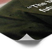 Abraham Lincoln "Step At A Time"ポスター ポスター (角)