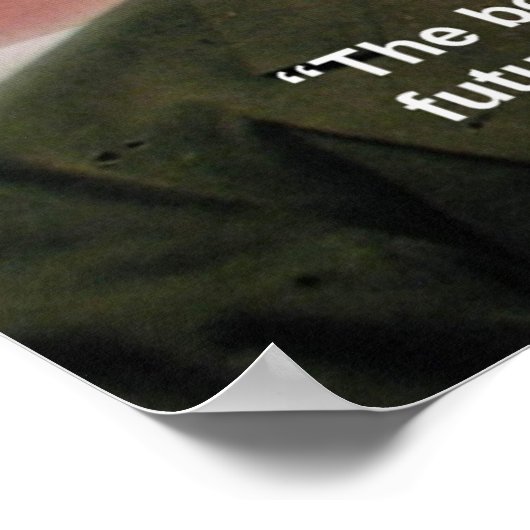 Abraham Lincoln "Step At A Time"ポスター ポスター (角)