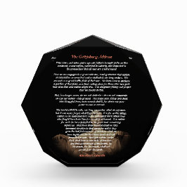 Abraham Lincoln - The Gettysburg Address フォトブロック