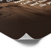 Abraham Lincoln - The Gettysburg Address ポスター (角)