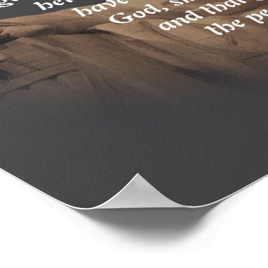 Abraham Lincoln - The Gettysburg Address ポスター (角)