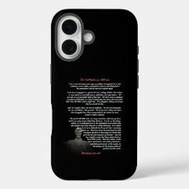 Abraham Lincoln - The Gettysburg Address iPhone 16ケース