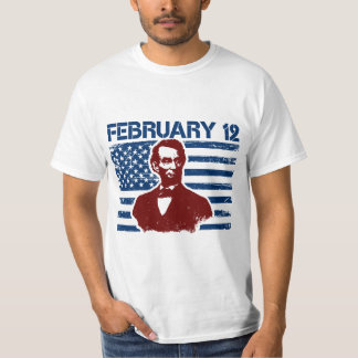 Abraham Lincoln USA President Flagge Tシャツ