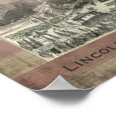 Abraham Lincoln's Funeral Procession ポスター (角)