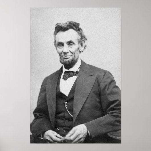 Abraham Lincoln's Last Formal Portrait ポスター (正面)