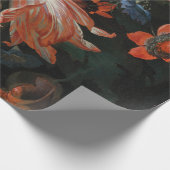 Abraham Mignon -ぶら下がった花の花束 ラッピングペーパー (角)